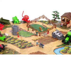 Farma gospodarstwo ze zwierzętami i maszynami 49 szt.