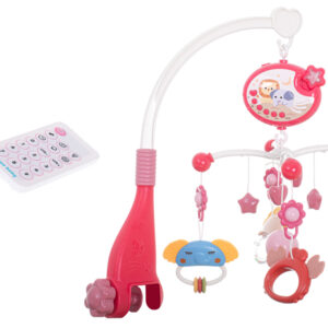 Karuzela projektor gwiazd do łóżeczka z pilotem