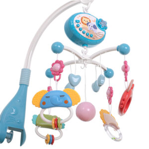 Karuzela projektor gwiazd do łóżeczka z pilotem