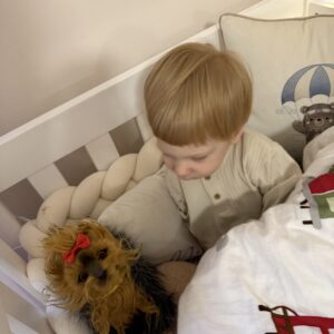 Piesek interaktywny reaguje na dotyk ruch chodzi szczeka