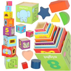 Wieża edukacyjna sorter kształty nauka liczenia 71 cm XXL