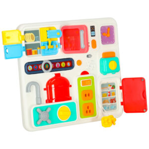 Tablica manipulacyjna sensoryczna zegar światło dźwięk