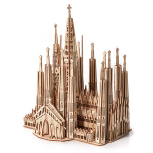 Drewniane Puzzle 3D - Sagrada Familia