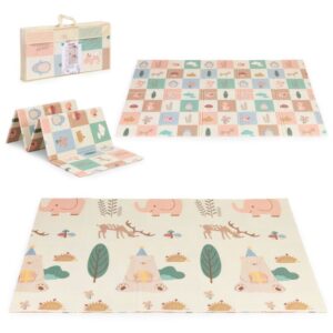 Mata piankowa 200 cm x 150 cm edukacyjna dwustronna składana + torba