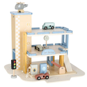 Garaż parking samochodowy piętrowy stacja benzynowa