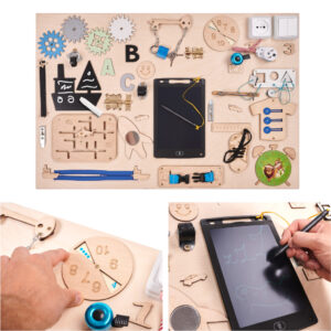 Tablica manipulacyjna drewniana 75 cm x 50 cm