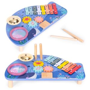 Stolik z instrumentami motyw morski